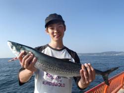 平磯海釣り公園　ルアーで71cmのサワラ