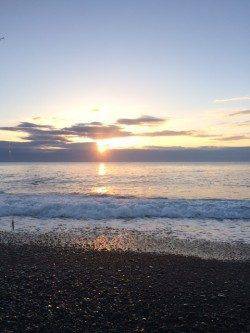 早起きして新宮の大浜へ　ショアジギングでツバス