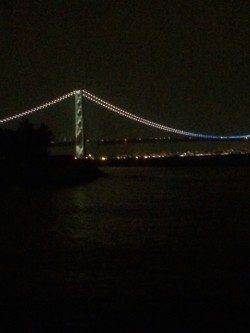 大和島周辺にてアジング　流れに乗せて時折アクション…でアジGET！