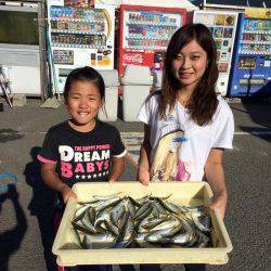 マリーナシティ海釣り公園　サビキでコノシロ・アジの釣果