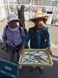 飛ばしサビキでアジ・アイゴなど　和歌山マリ…