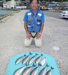 沖一文字内向き、ヒラバエにて良型イサギの釣果