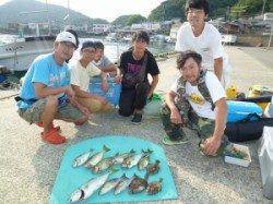 沖一文字内向きでアイゴ・ツバス・カワハギ・イサギ