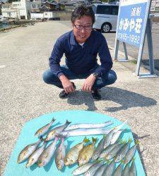 沖一文字内向き　カゴ釣りでイサギ・マルアジ・アイゴ・タチウオ