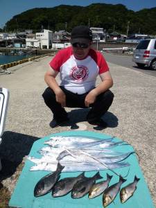 沖一文字内向き　タチウオ・グレ・イサギ・ハ…