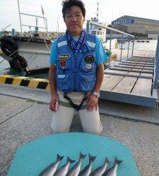 神谷　沖一文字でマダイ・イサギなどの釣果