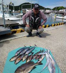 神谷沖一文字　夜通しのカゴ釣りでコロダイ・イサギ