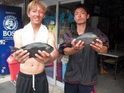 大磯でフカセ釣り　グレにアイゴ