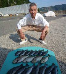 神谷一文字の釣果　カゴ釣りでグレ・アイゴ、ぶっ込みでイシダイ・イシガキダイ