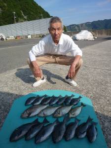 神谷一文字の釣果　カゴ釣りでグレ・アイゴ、ぶっ込みでイシダイ・イシガキダイ