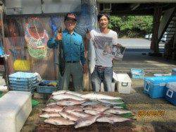 釣り堀で青物&鯛が大漁です♫田井観光フィッシング