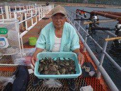 須磨海づり公園　ハゲ掛けでマルハギを30尾