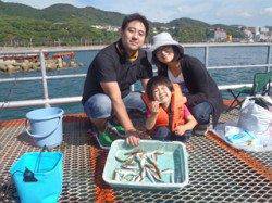 須磨海釣り公園　サビキでアジ・イサキ・イワシの釣果