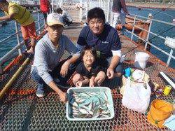 須磨海釣り公園　サビキでアジ・イサギの釣果