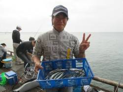 尼崎市魚つり公園　今日はサヨリが絶好調　イ…