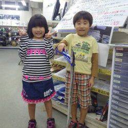 田辺芳養（はや）堤防　お子様がワームで初タチウオ♫