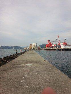 太刀魚＆青物狙いに生穂へ　青物アタリなくエソの時合に突入