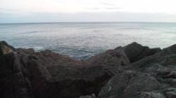 潮吹岩周辺地磯でフカセ釣り　グレ４０ＵＰを…