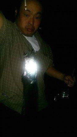 汐見埠頭にてウキ釣りでタチウオの釣果