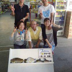 天神崎にてカゴ釣り　アイゴ・へダイ・チャリコなどの釣果
