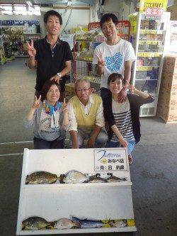 天神崎にてカゴ釣り　アイゴ・へダイ・チャリコなどの釣果