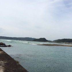 太田川河口でワインドゲーム　ヒラメが食ってきました