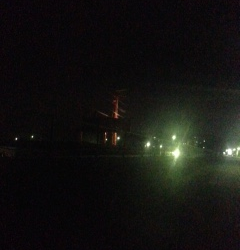 牛ヶ首周辺　皆既月食からの真夜中エギング　トンカツサイズのアオリイカ