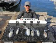 黒島の磯　エギングでアオリイカ　ほかハマチやタチウオの釣果も