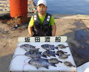 黒島の磯　ウニをエサにイシダイ5枚、ほかカ…