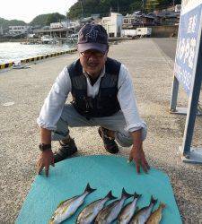 神谷　沖一文字内向きでイサギの釣果