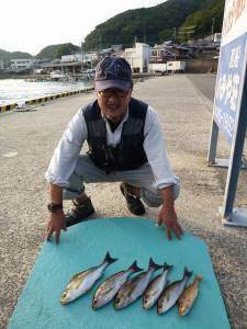 神谷　沖一文字内向きでイサギの釣果