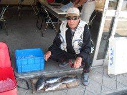 有田　ハオリ磯にてフカセでグレ・チヌの釣果