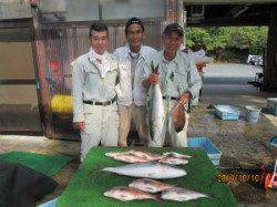 【10日】海上釣堀で青物・マダイ
