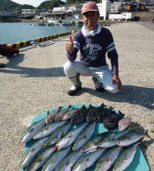 神谷の磯　カゴ釣りでハマチ・グレ・イサギ