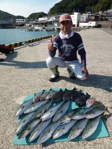 神谷の磯　カゴ釣りでハマチ・グレ・イサギ