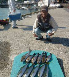 神谷の磯　カゴ釣りでハマチ・グレ・イサギ