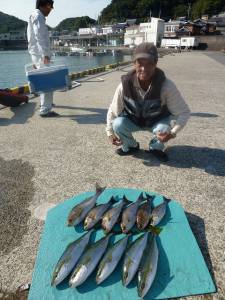 神谷の磯　カゴ釣りでハマチ・グレ・イサギ