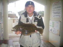 姫路市立遊漁センター　ウキ釣りアコウ＆ヒラメの美味しい釣果