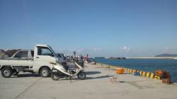 日高港　タチウオ狙いのワインド、アタリも多…