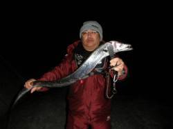 武庫川一文字　ウキ釣りでメーターオーバー良…