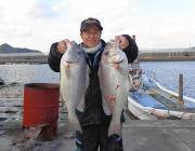 黒島の筏　コロダイ大物を2匹！