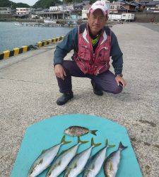 ヒラバエでカゴ釣り　青物好釣！