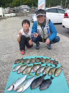 ヒラバエでカゴ釣り　青物好釣！