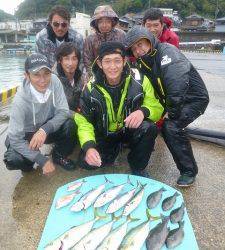 神谷一文字のカゴ釣り釣果　ハマチ・スマガツオ・グレなど