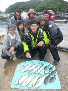 神谷一文字のカゴ釣り釣果　ハマチ・スマガツ…