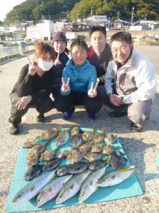 神谷一文字　カゴ釣りでハマチ・カワハギなど…
