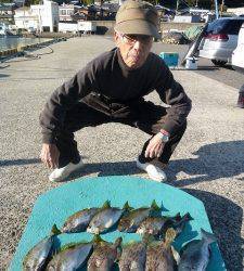 ヒラバエでアイゴ・カワハギ、神谷一文字でアイゴ・カワハギ・グレ