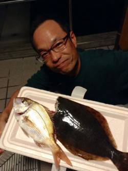 串本港　ルアーでヒラメ40cmとマダイ30cm、リフト＆フォールで釣りました