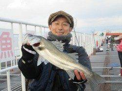 尼崎市立魚つり公園　エビ撒きシーズンの到来、これからは大物の期待も十分