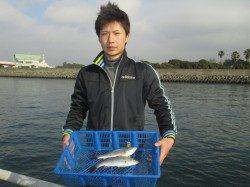 尼崎市魚つり公園　ズボ釣りでハネ＆セイゴ